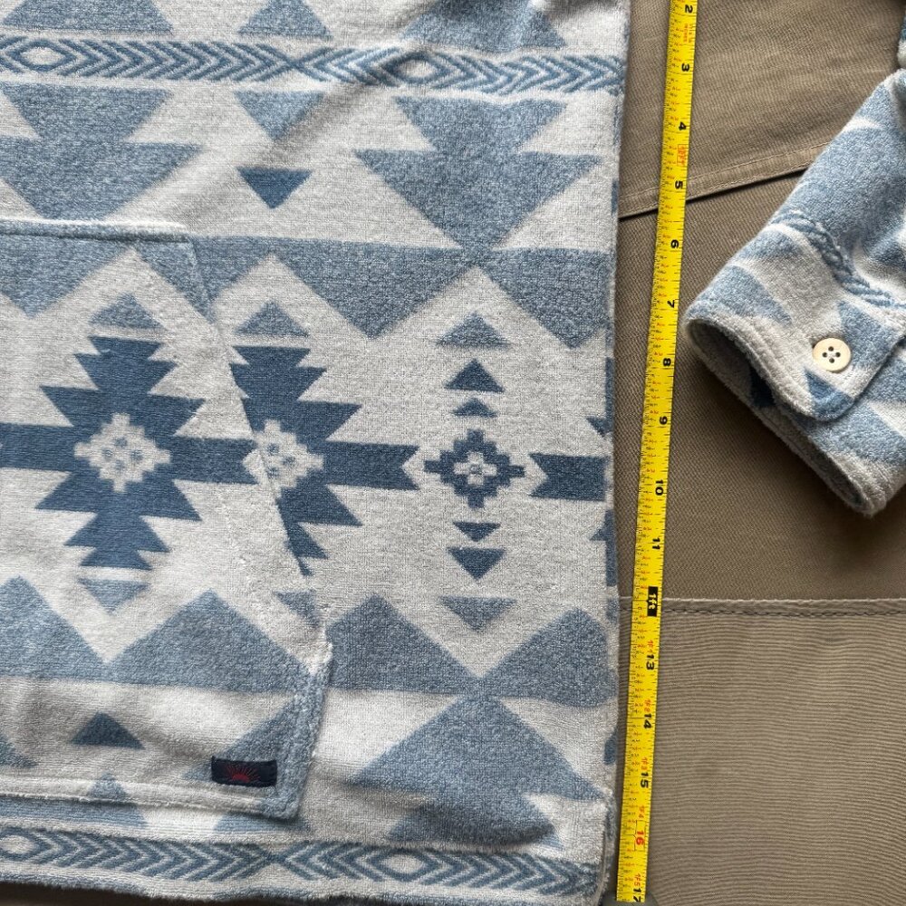 Faherty Organic Cotton Baja Hoodie - Doug Good Feather Native Design XL - Picture 4 of 6
